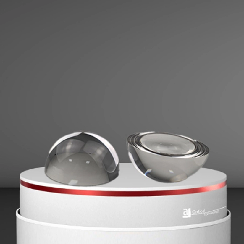 عدسة نصف الكرة